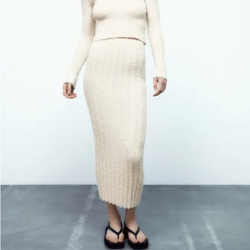 Zara textured skirt